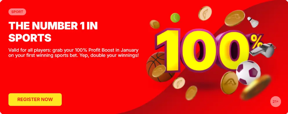 het nummer 1 in de sportsectie van Napoleon Casino